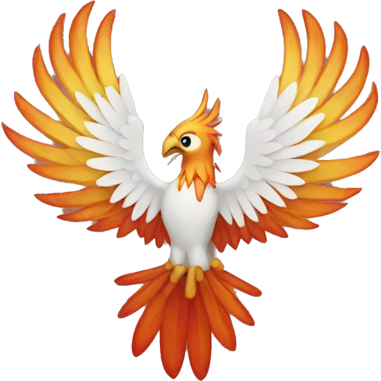 Phoenix flying emoji