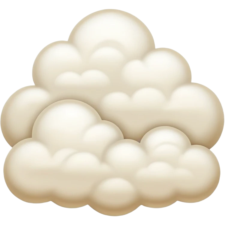creamy clouds emoji