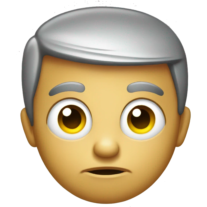 smiley disappointed, not a fan of trump emoji