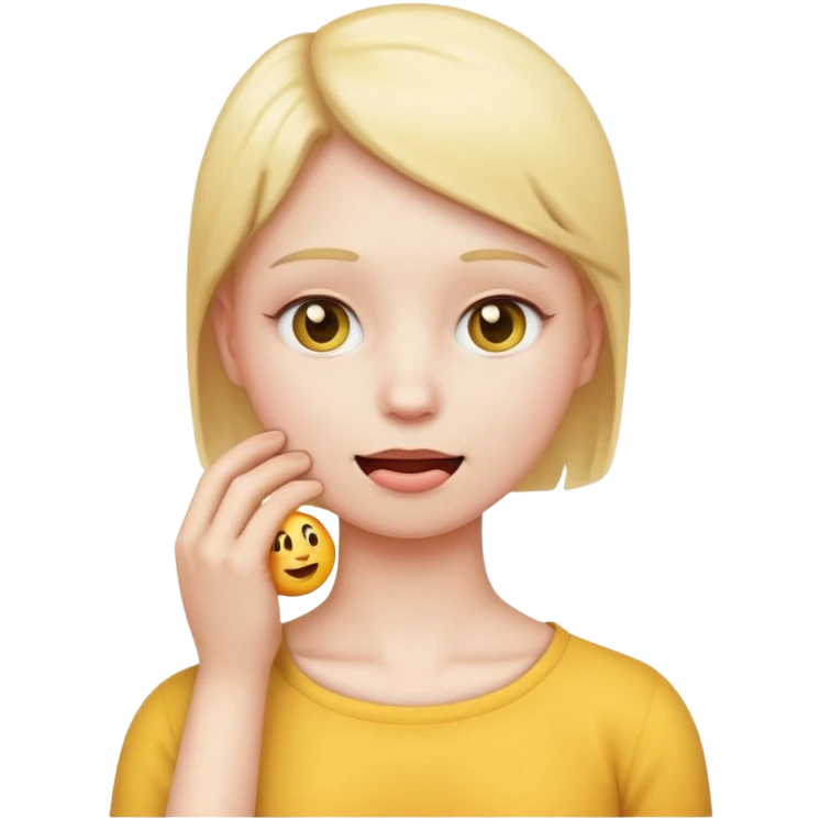 emoji holding neck  emoji