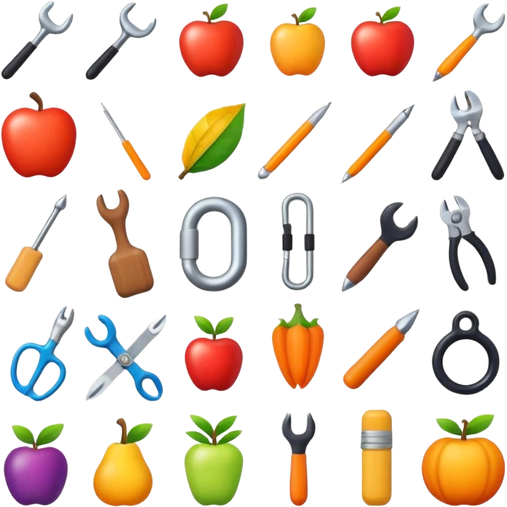 Development of language, tools and culture emoji