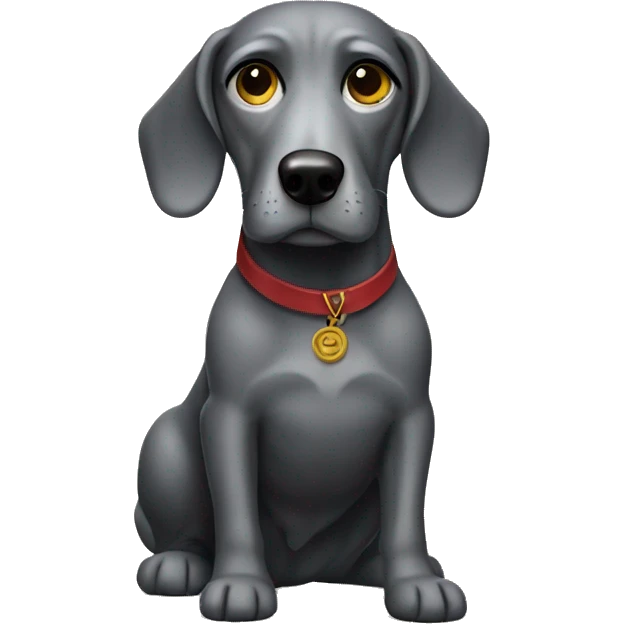 Weimar dog emoji