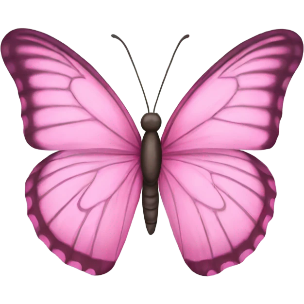 Pink butterfly  emoji