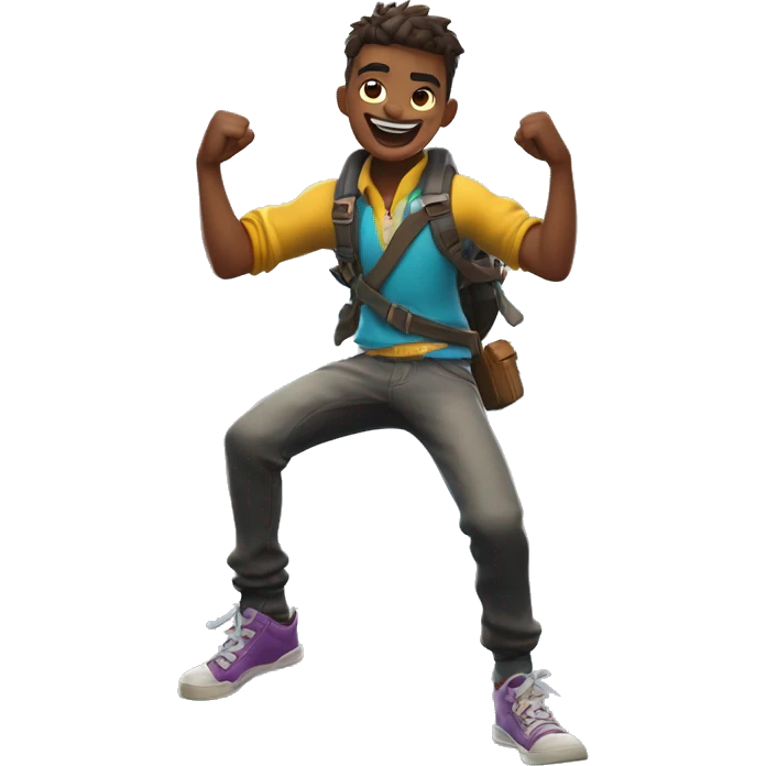 Floss: Iconic-style Candid Likeness Fortnite Dance Emote

Backpack-Kid doing A fast-paced side-to-side hip sway with swinging arms, the Floss is an iconic, high-energy move that became a cultural sensation. emoji