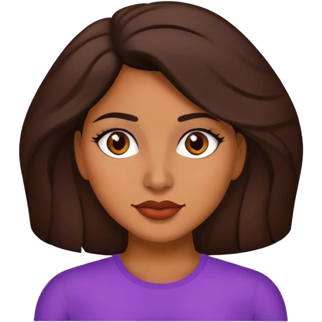 Brunet latina  emoji