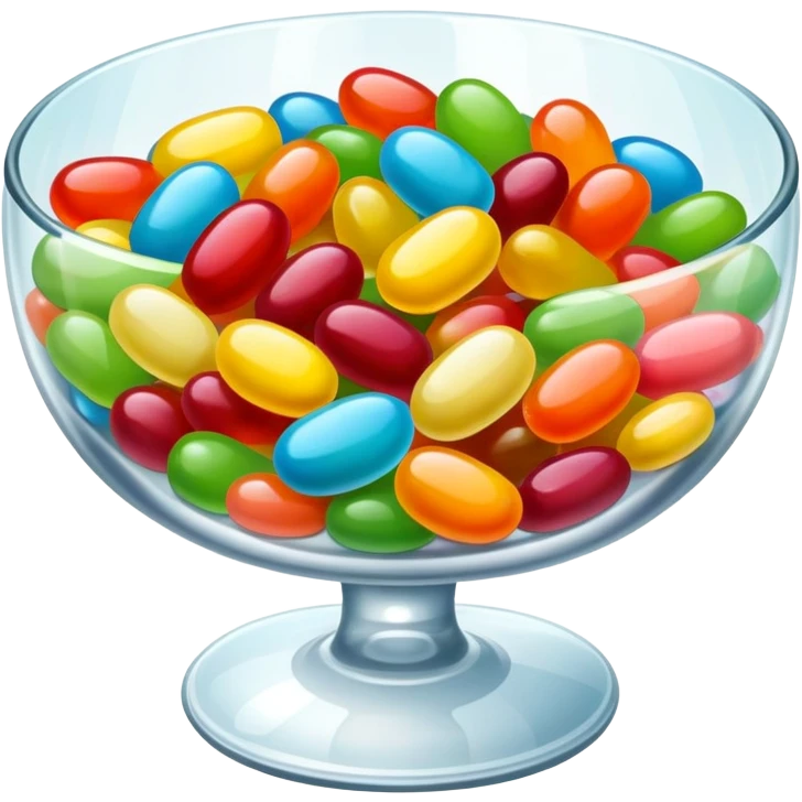 Jellybean dish emoji