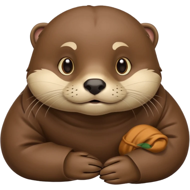 Sick otter emoji