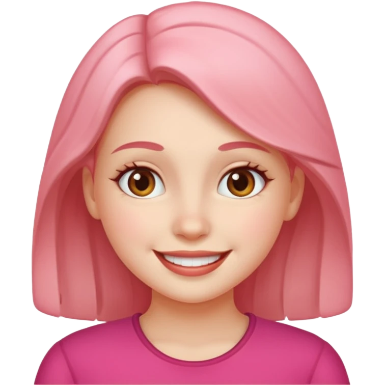 Girl smiling emoji