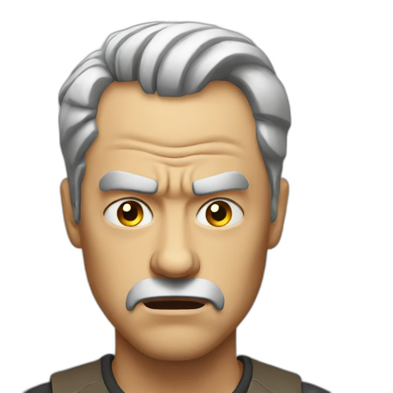 Angry man  emoji