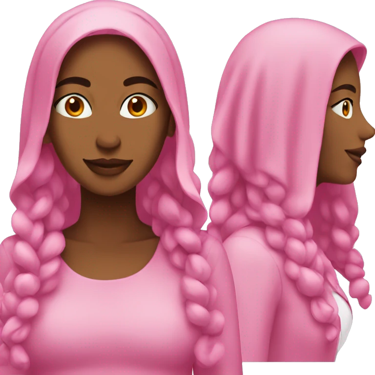 pembe araba emoji