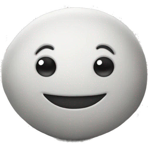 Pillow with a boll emoji
