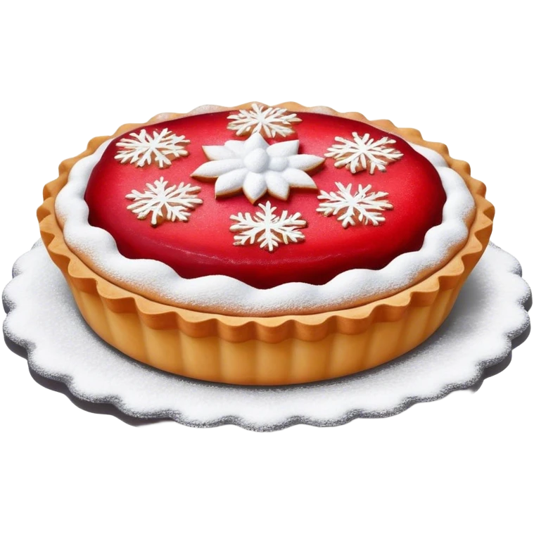A tart with a pow emoji