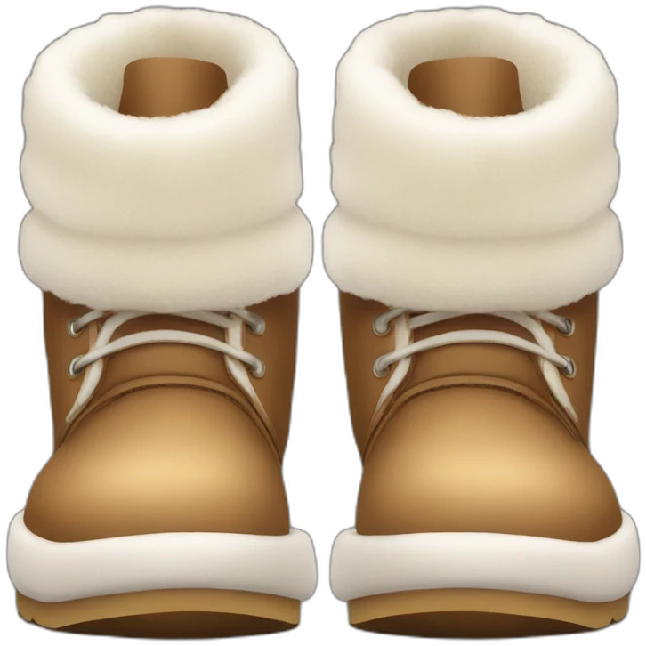 Low top uggs with puffy socks emoji
