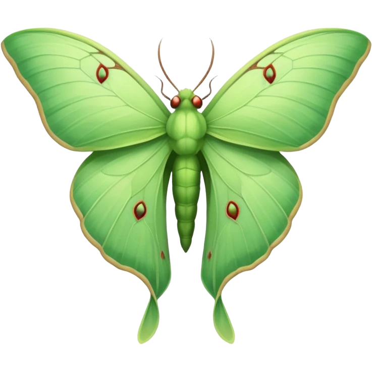 Luna moth  emoji
