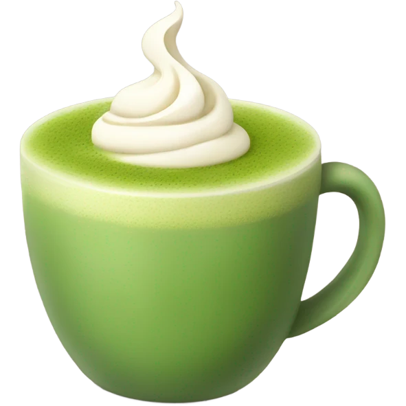 Matcha latte  emoji