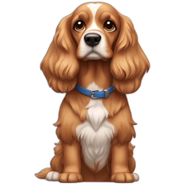 chien cocker américain emoji