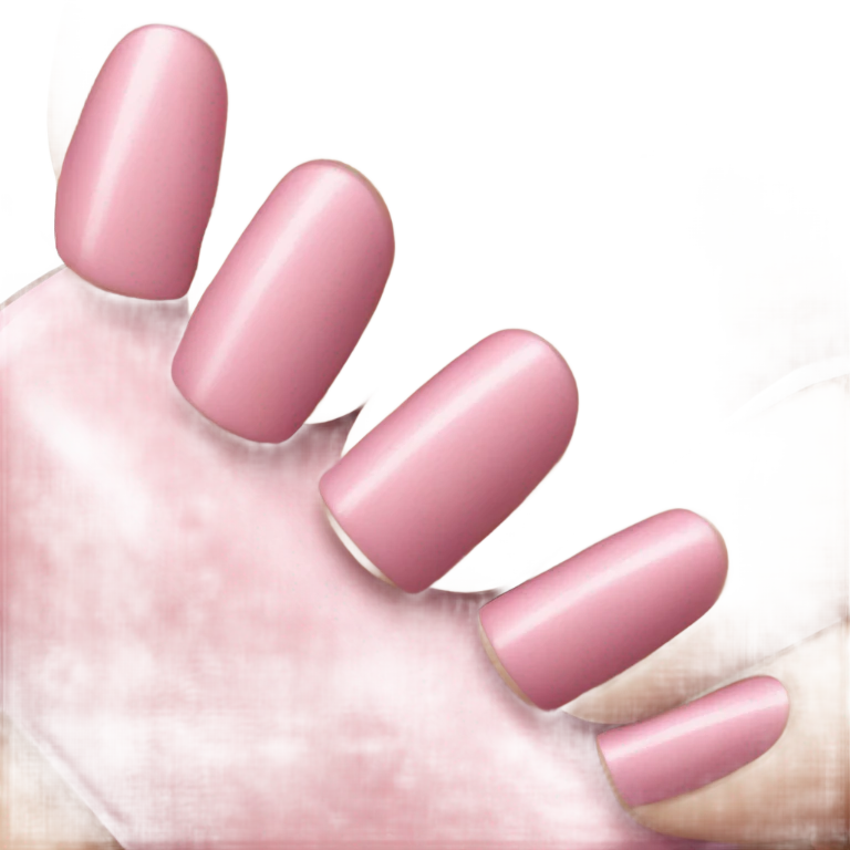 Pink nails emoji