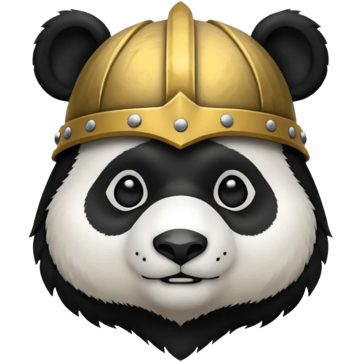Panda Bear viking emoji