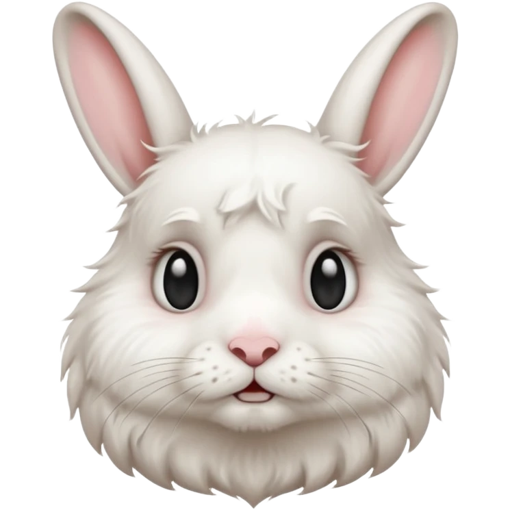 White rabbit sad crying emoji  emoji