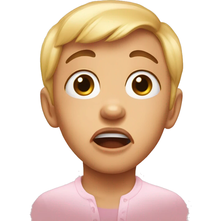 Cry baby emoji