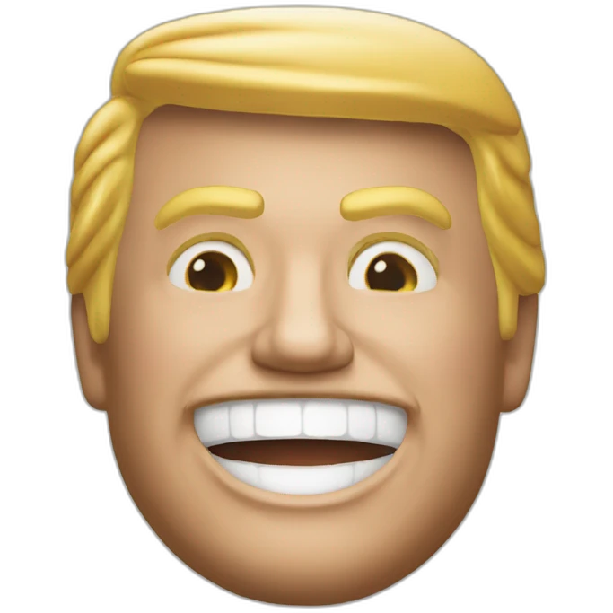 Trump at mc do  emoji