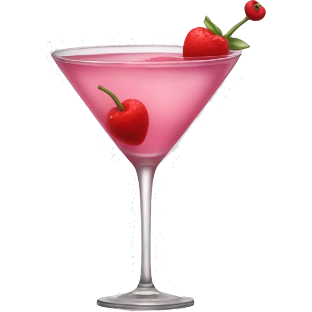 Pink martini emoji