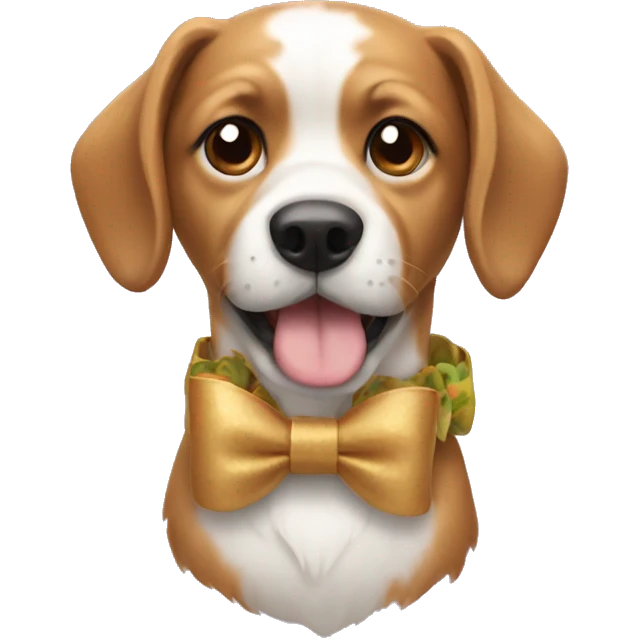 Dog bow emoji