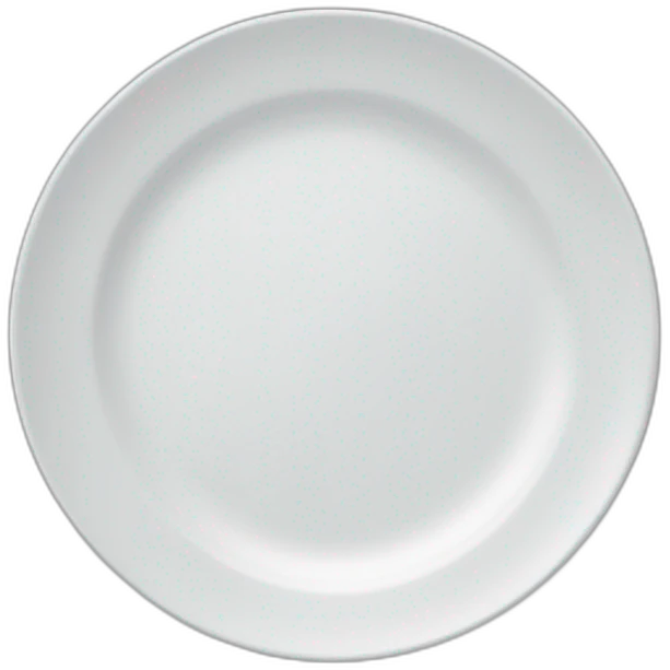 a empty plate with comartiments emoji