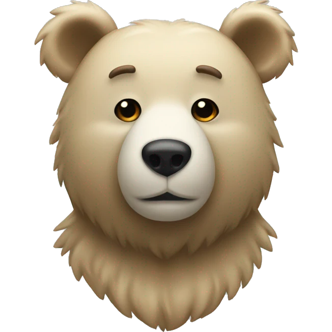 Withe bear emoji