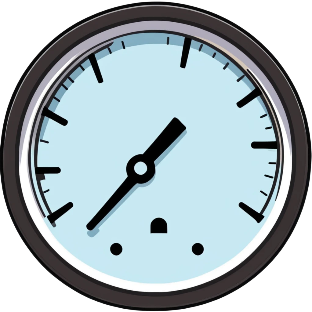 broken pressure gauge emoji