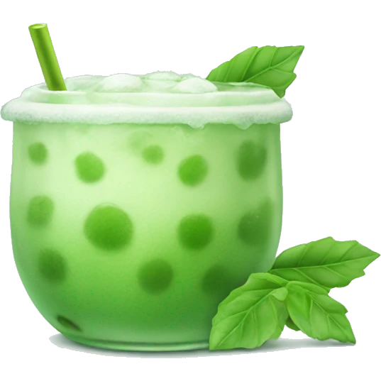 iced matcha emoji