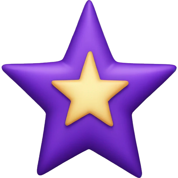Purple star emoji