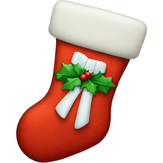 Christmas stocking emoji