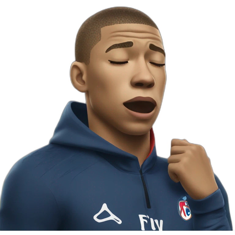 Mbappe crying emoji