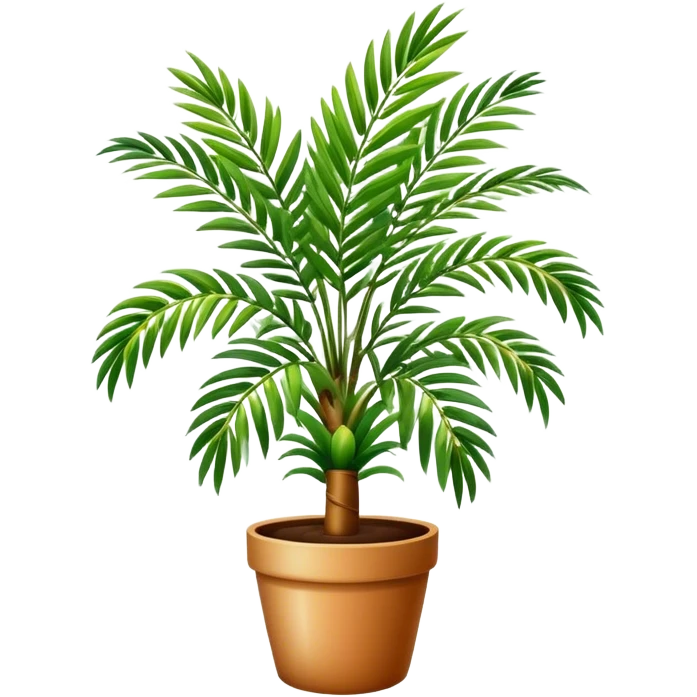 parlour palm in a pot emoji