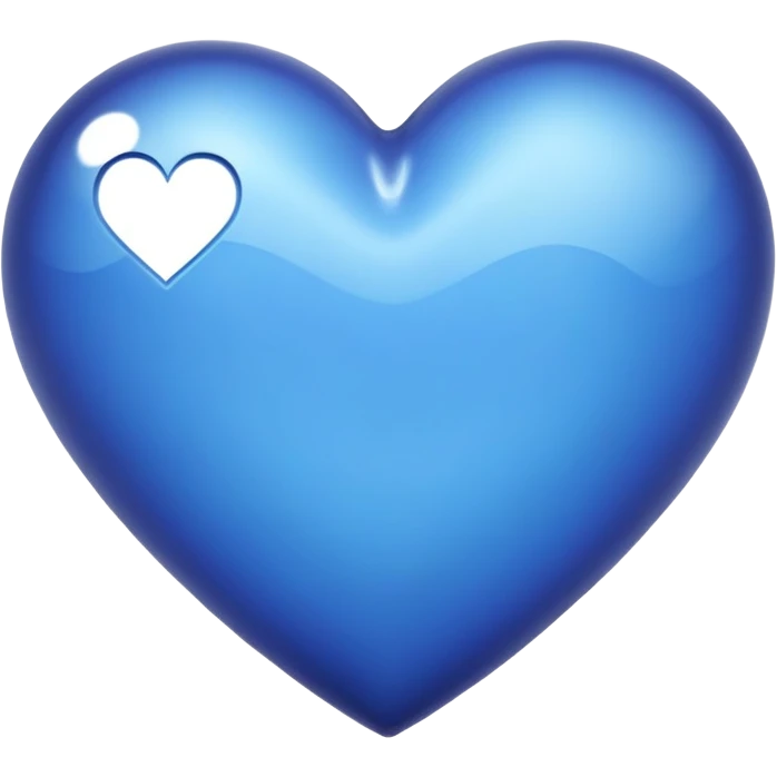 Indigo heart emoji