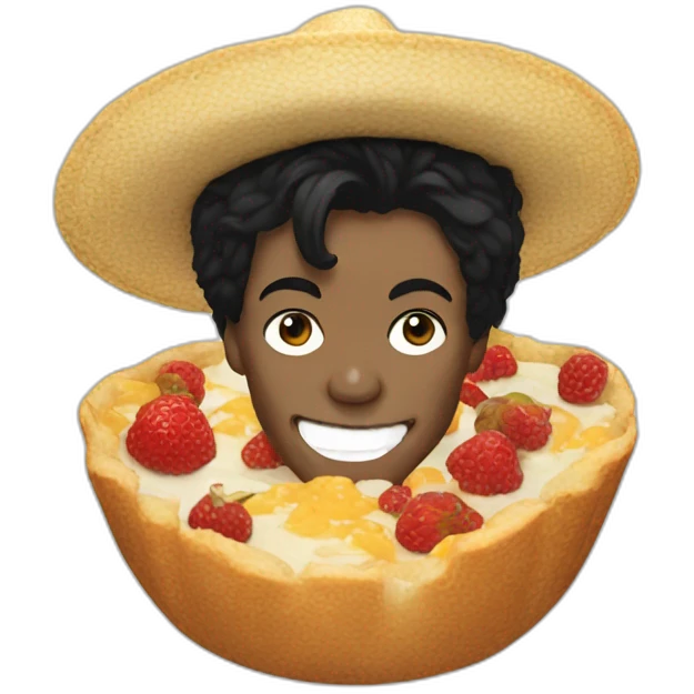 Michael Jackson eating emoji