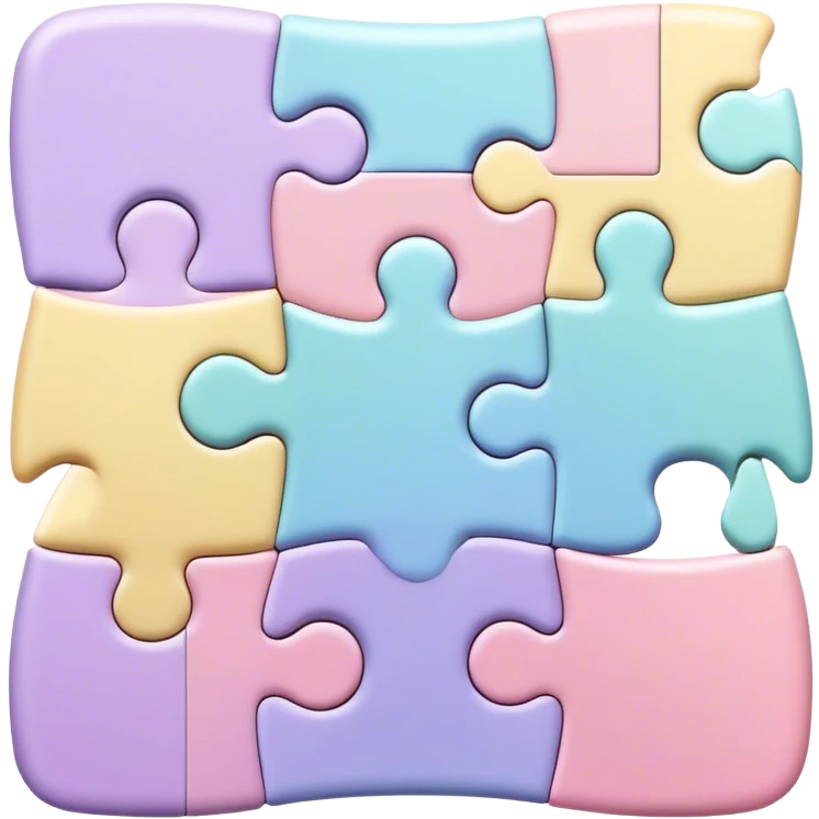 pastel puzzle emoji