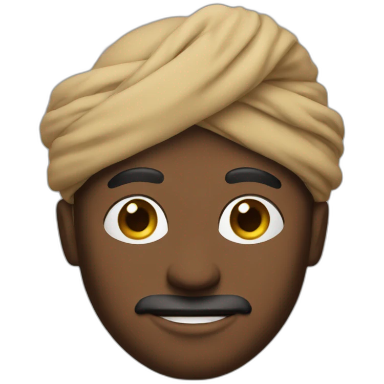 Man with a Turban emoji