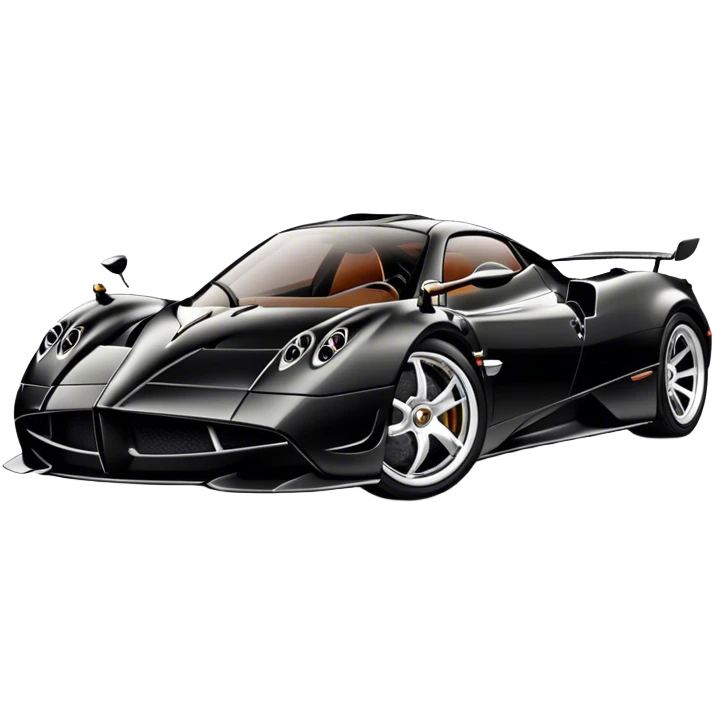Pagani Huayra - Pagani (Model Year: 2022) (Iconic colour: Black) emoji
