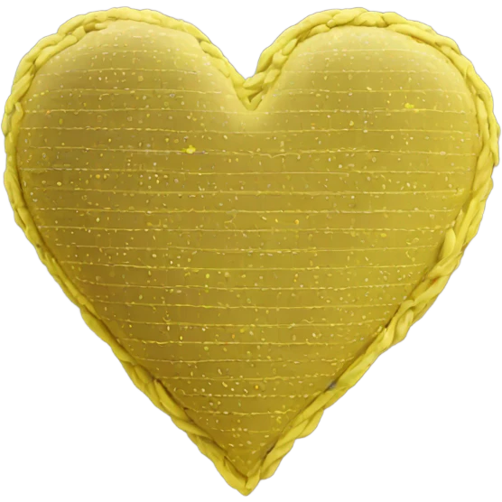 Cool yellow heart emoji
