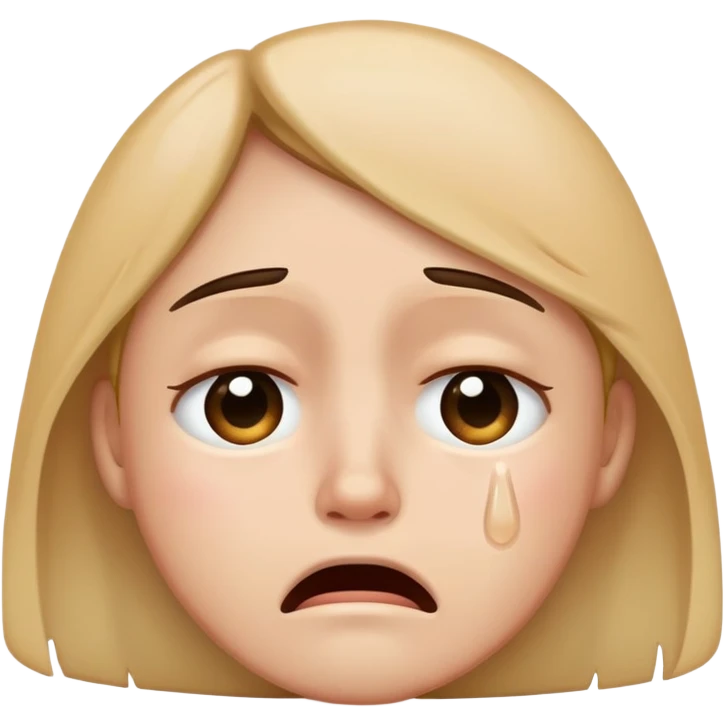 Emoji de persona deprimida  emoji