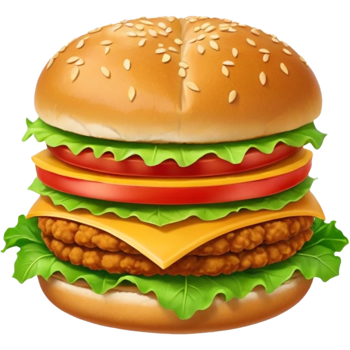 a friend chicken sandwich  emoji