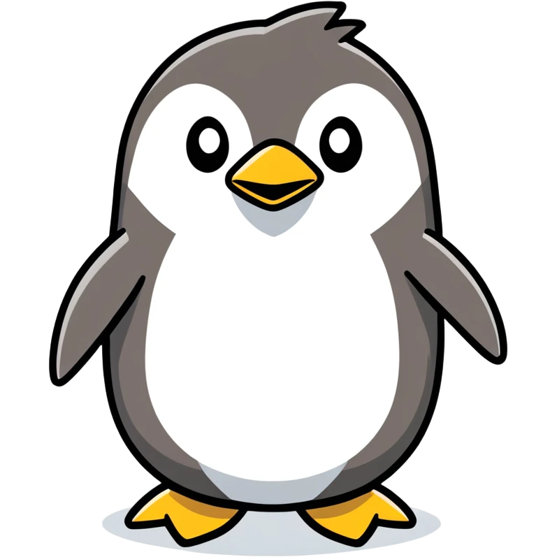 An angry penguin emoji