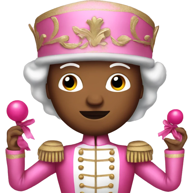 Pink nutcracker  emoji