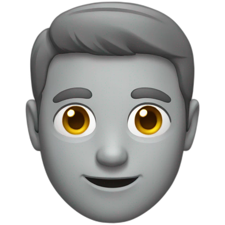 Chat gris emoji