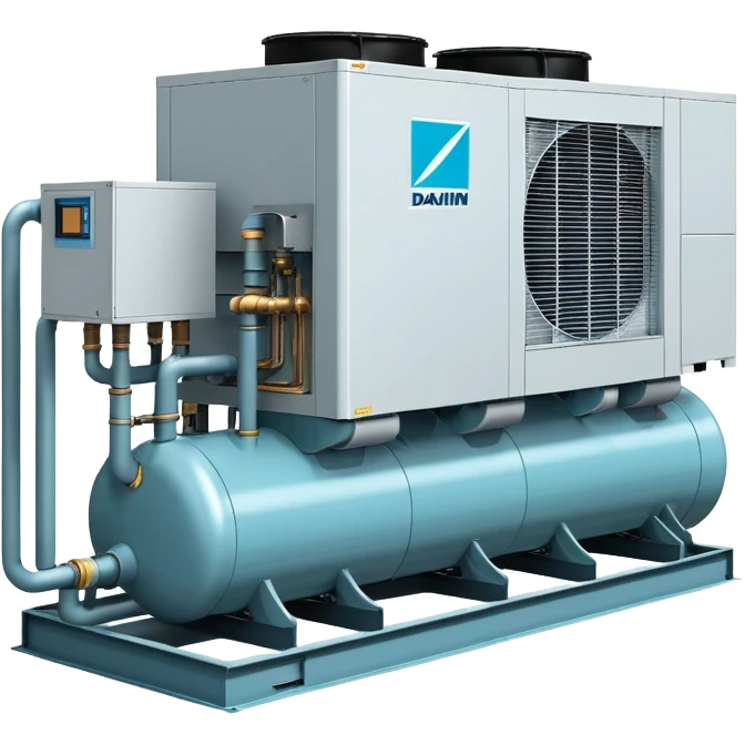 Daikin industrial chiller unit, HVAC equipment emoji