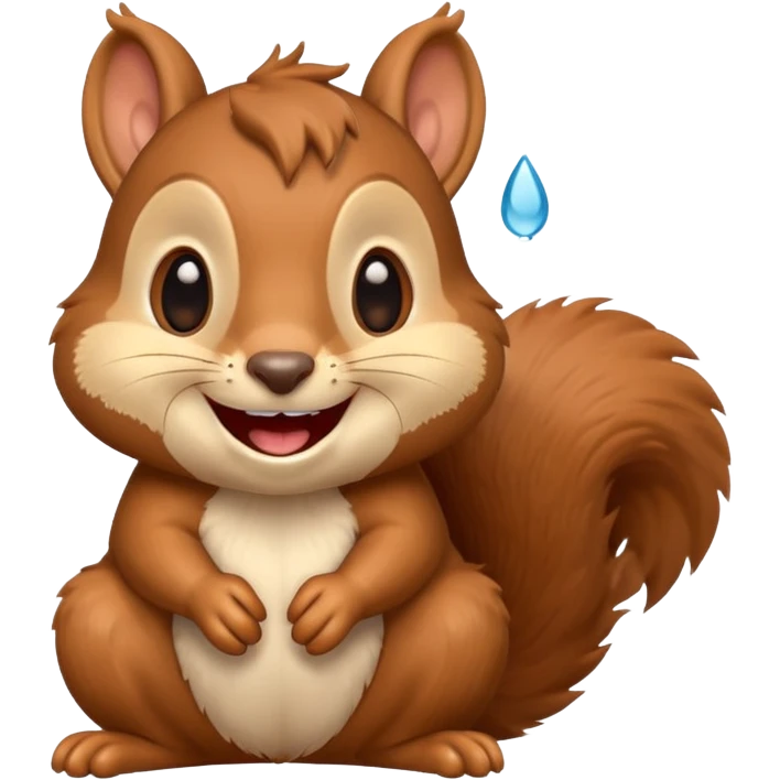 Squirel crying with laughter emoji emoji