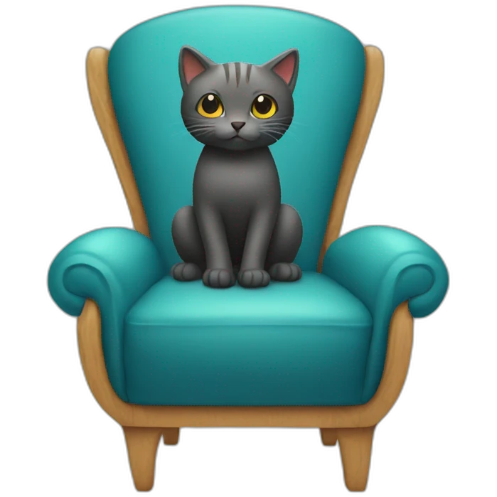 kity on a chair emoji