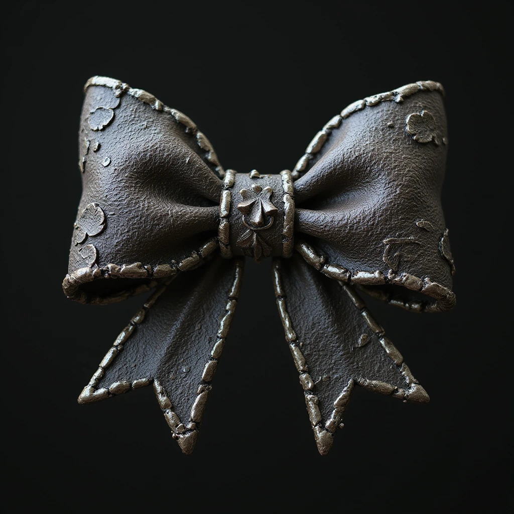 gothic bow, photorealistic style, variation 4 emoji